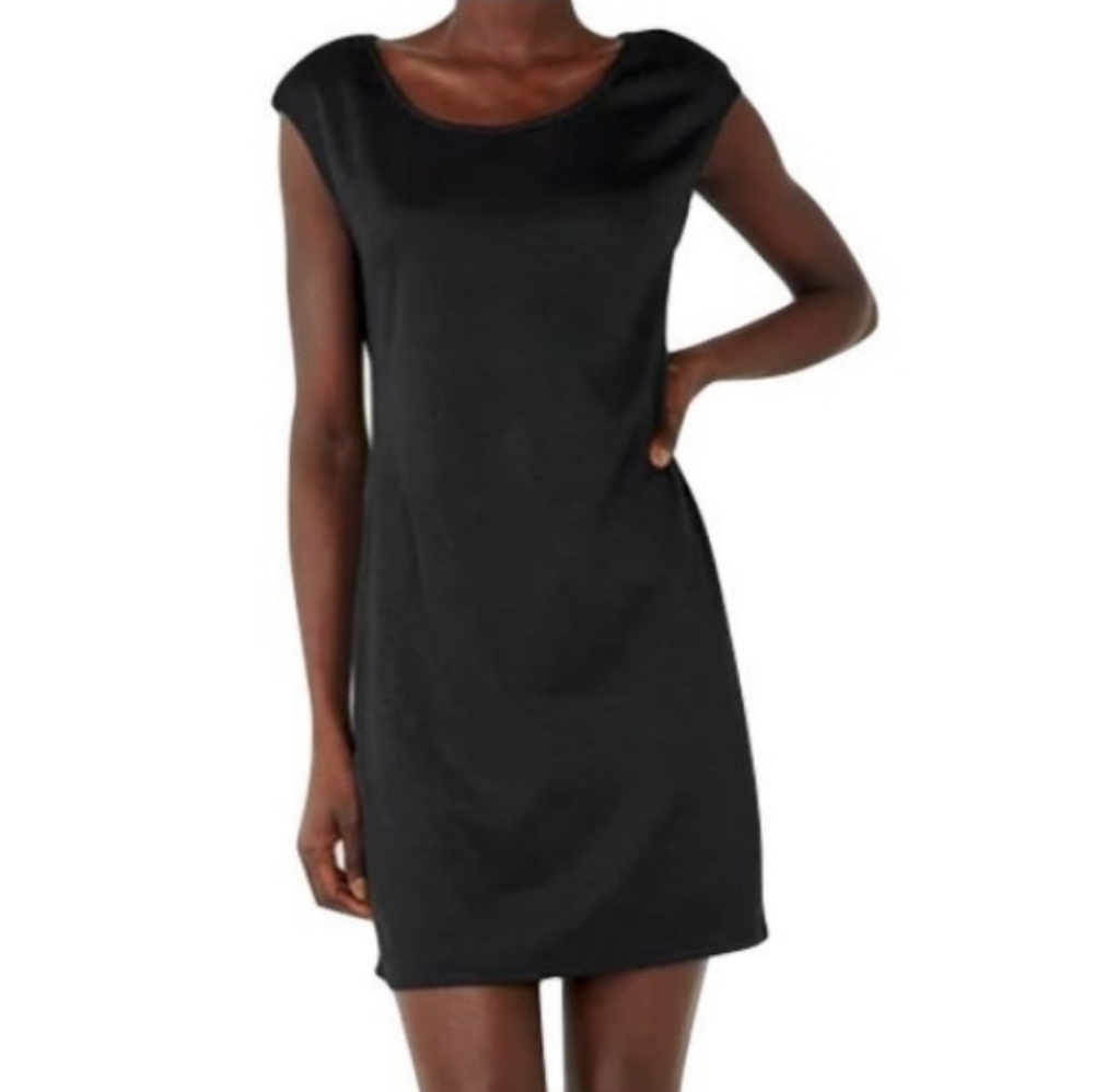Nine West Scoop Neck Cap-Sleeve Dress